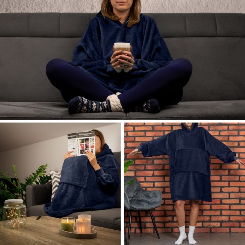 Bluzair Koco Bluza Oversize z Kapturem Polska 4w1 Bluzair Koco Bluza Oversize z Kapturem Polska 4w1