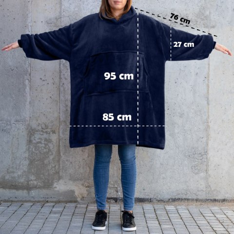 Bluzair Koco Bluza Oversize z Kapturem Polska 4w1 Bluzair Koco Bluza Oversize z Kapturem Polska 4w1