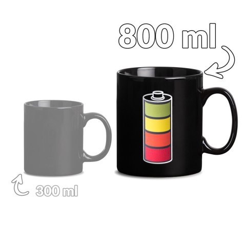 Gigantyczny Kubek Bateria dla gracza termoaktywny