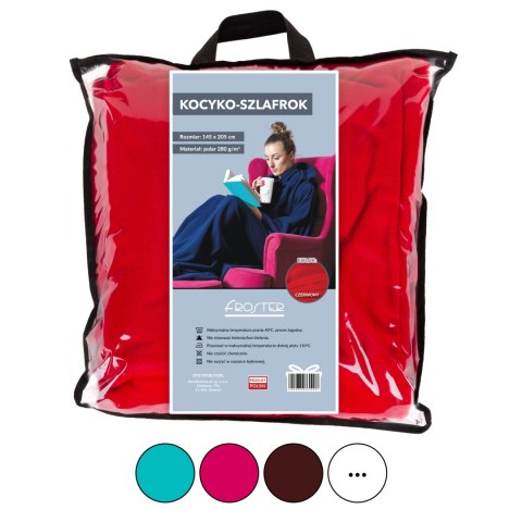 Kocyk Szlafrok Czarny koc z rękawami polar POLSKI Kocyk Szlafrok Czarny koc z rękawami polar POLSKI
