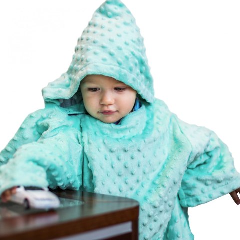 Kocyk do wózka fotelika samochodowego mięta minky Kocyk do wózka fotelika samochodowego mięta minky