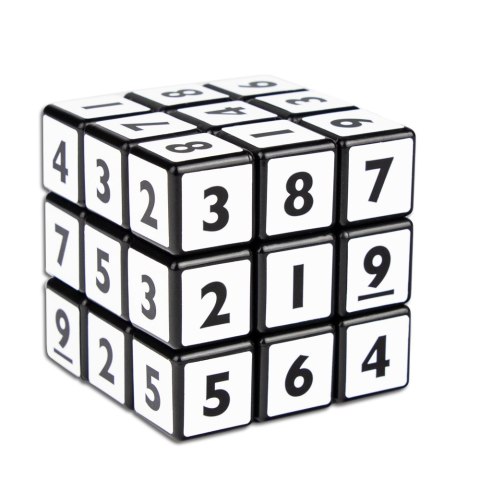 Kostka Sudoku Biała układanka logiczna gra Kostka Sudoku Biała układanka logiczna gra