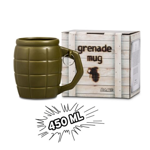 Kubek Granat Zielony 450 ml militarny dla faceta Kubek Granat Zielony 450 ml militarny dla faceta