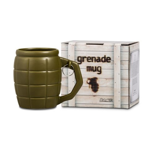 Kubek Granat Zielony 450 ml militarny dla faceta Kubek Granat Zielony 450 ml militarny dla faceta