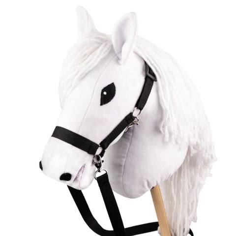 Biały konik hobby horse duży A3 kantar wodze HH Biały konik hobby horse duży A3 kantar wodze HH