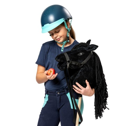 Czarny konik hobby horse duży A3 kantar kary HH Czarny konik hobby horse duży A3 kantar kary HH