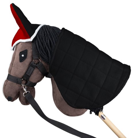 Derka dwustronna i nauszniki Skippi dla Hobby Horse - czerwono - czarna Derka dwustronna i nauszniki Skippi dla Hobby Horse - czerwono - czarna