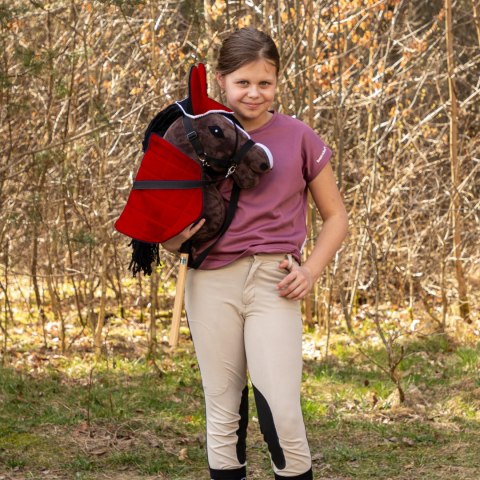 Derka dwustronna i nauszniki Skippi dla Hobby Horse - czerwono - czarna Derka dwustronna i nauszniki Skippi dla Hobby Horse - czerwono - czarna