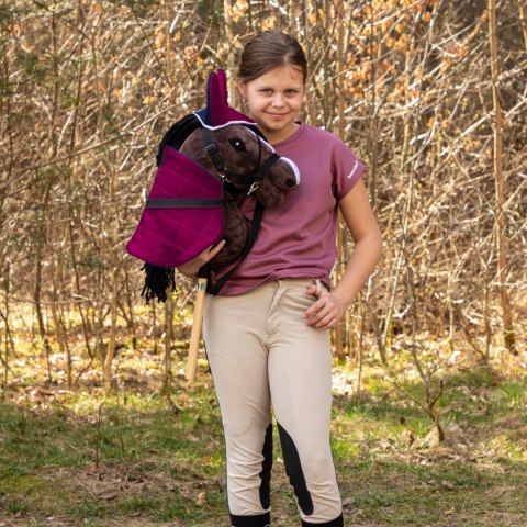 Derka dwustronna i nauszniki Skippi dla Hobby Horse- granatowa - ciemny róż Derka dwustronna i nauszniki Skippi dla Hobby Horse- granatowa - ciemny róż