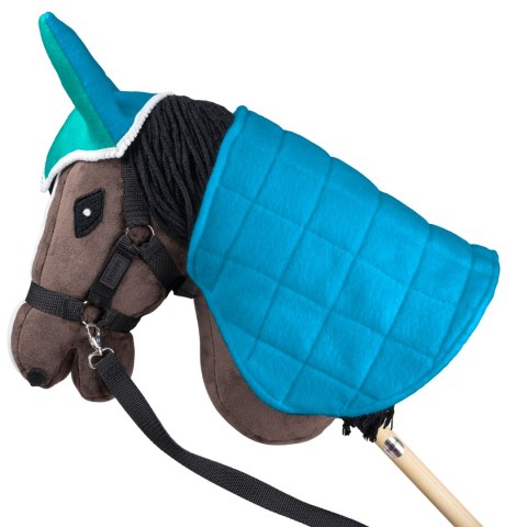 Derka dwustronna i nauszniki Skippi dla Hobby Horse - niebieska i miętowa Derka dwustronna i nauszniki Skippi dla Hobby Horse - niebieska i miętowa