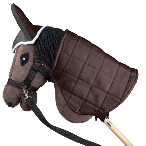 Derka dwustronna i nauszniki Skippi dla Hobby Horse - szary i brązowy Derka dwustronna i nauszniki Skippi dla Hobby Horse - szary i brązowy