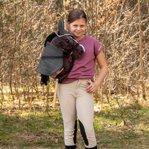Derka dwustronna i nauszniki Skippi dla Hobby Horse - szary i brązowy Derka dwustronna i nauszniki Skippi dla Hobby Horse - szary i brązowy