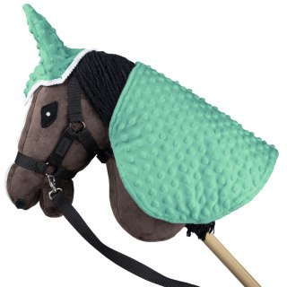 Derka i nauszniki Skippi dla Hobby Horse - miętowy - uniwersalny rozmiar