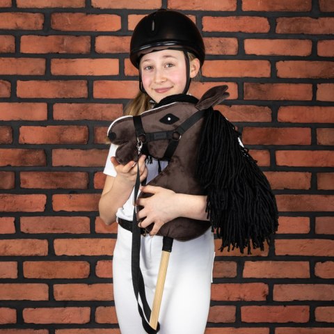 Konik na kiju z kantarem - Hobby Horse Skippi - Gniady - A3 - prezent Konik na kiju z kantarem - Hobby Horse Skippi - Gniady - A3 - prezent