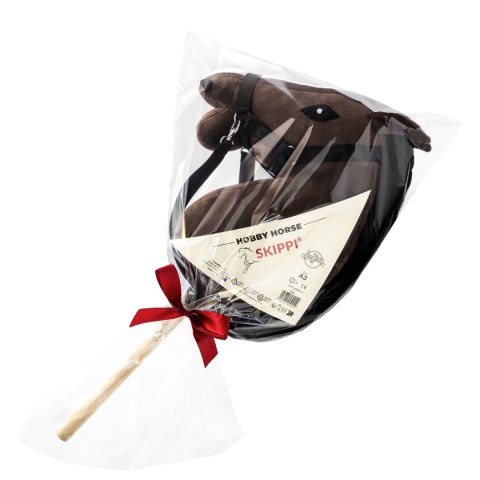 Konik na kiju z kantarem - Hobby Horse Skippi - Gniady - A3 - prezent Konik na kiju z kantarem - Hobby Horse Skippi - Gniady - A3 - prezent