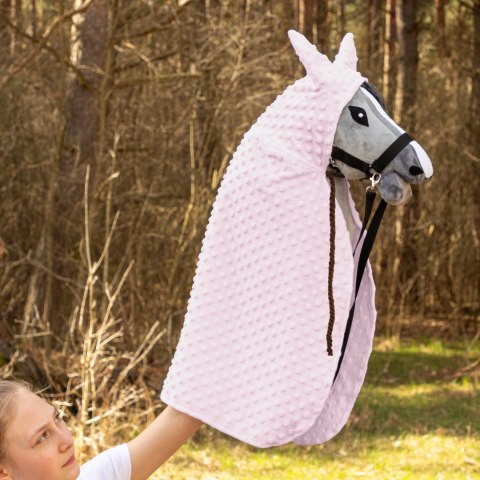 Peleryna Skippi dla Hobby Horse - różowa - długa derka - kropierz Peleryna Skippi dla Hobby Horse - różowa - długa derka - kropierz