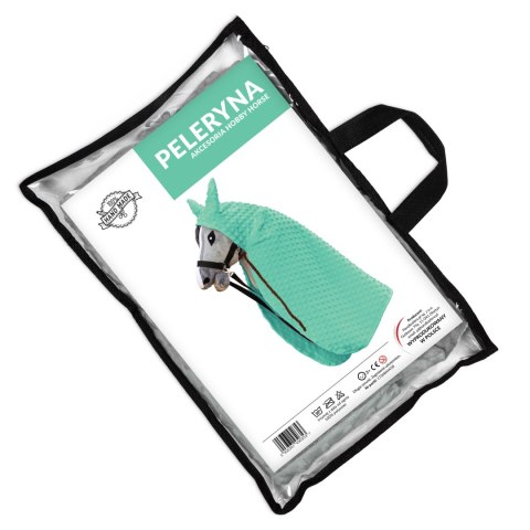 Peleryna Skippi dla Hobby Horse - zielona - uniwersalny rozmiar A3 A4 Peleryna Skippi dla Hobby Horse - zielona - uniwersalny rozmiar A3 A4