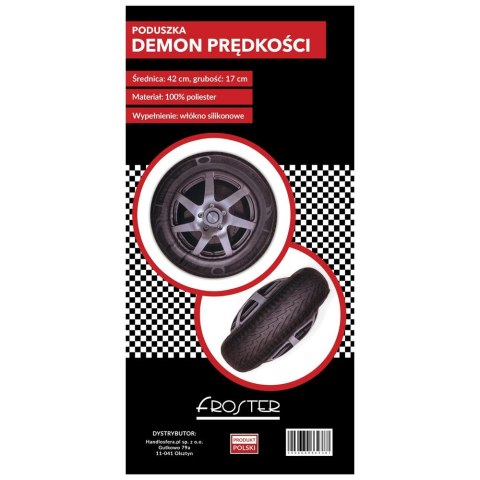 Poduszka Demon Prędkości dla CHŁOPAKA kierowcy Poduszka Demon Prędkości dla CHŁOPAKA kierowcy
