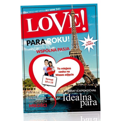 Ramka na zdjęcia LOVE okładka magazynu prezent Ramka na zdjęcia LOVE okładka magazynu prezent