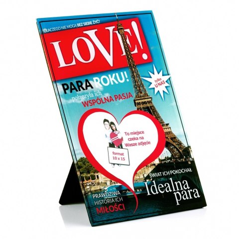 Ramka na zdjęcia LOVE okładka magazynu prezent Ramka na zdjęcia LOVE okładka magazynu prezent