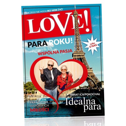 Ramka na zdjęcia LOVE okładka magazynu prezent Ramka na zdjęcia LOVE okładka magazynu prezent