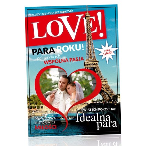 Ramka na zdjęcia LOVE okładka magazynu prezent Ramka na zdjęcia LOVE okładka magazynu prezent