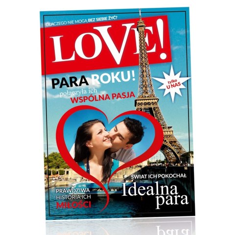 Ramka na zdjęcia LOVE okładka magazynu prezent Ramka na zdjęcia LOVE okładka magazynu prezent