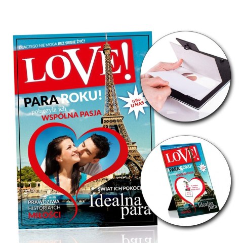 Ramka na zdjęcia LOVE okładka magazynu prezent Ramka na zdjęcia LOVE okładka magazynu prezent