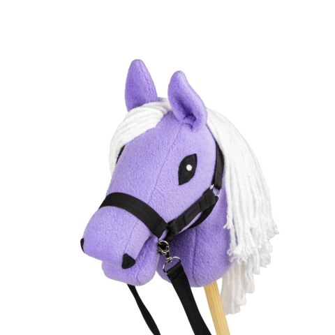 Skippi - lekki mały hobby horse A5 - lawendowy liliowy fioletowy - kantar Skippi - lekki mały hobby horse A5 - lawendowy liliowy fioletowy - kantar