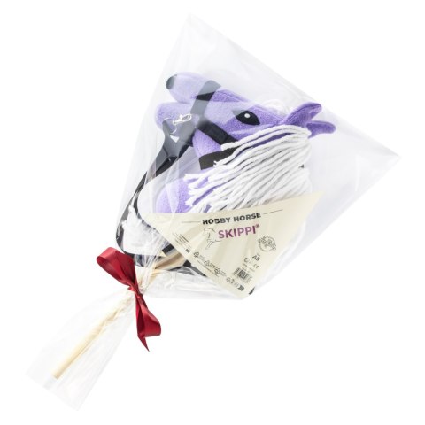 Skippi - lekki mały hobby horse A5 - lawendowy liliowy fioletowy - kantar Skippi - lekki mały hobby horse A5 - lawendowy liliowy fioletowy - kantar