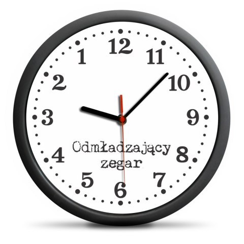 Odmładzający Zegar na ścianę chodzący do tyłu Odmładzający Zegar na ścianę chodzący do tyłu