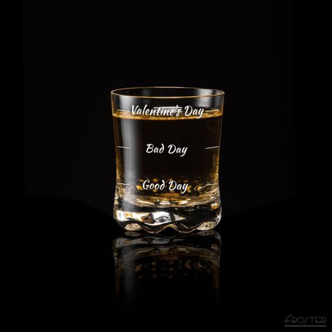 Szklanka do whisky na Walentynki prezent chłopaka Szklanka do whisky na Walentynki prezent chłopaka