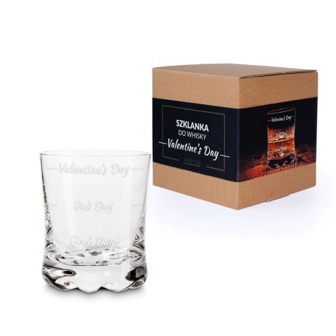 Szklanka do whisky na Walentynki prezent chłopaka Szklanka do whisky na Walentynki prezent chłopaka