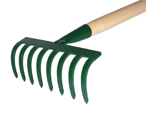 Grabki Małe 8 Zębne 60cm z Trzonkiem KARD Grabki Małe 8 Zębne 60cm z Trzonkiem KARD