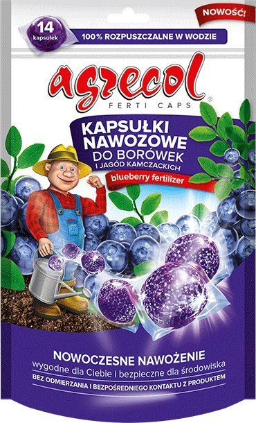 Kapsułki Nawozowe do Borówek i Jagód Kamczackich 210g Agrecol Kapsułki Nawozowe do Borówek i Jagód Kamczackich 210g Agrecol