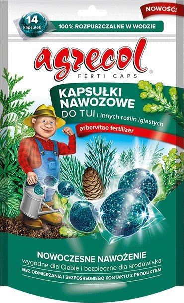 Kapsułki Nawozowe do Tui I Innych Roślin Iglastych 210g Agrecol Kapsułki Nawozowe do Tui I Innych Roślin Iglastych 210g Agrecol