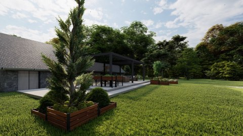 Kwietnik Rabata Metalowa KK-4 40x100x100cm Drewnopodobny Garden Steel Kwietnik Rabata Metalowa KK-4 40x100x100cm Drewnopodobny Garden Steel
