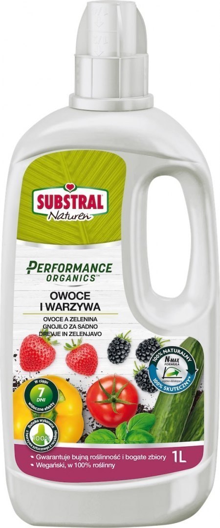 Nawóz Organiczny Substral Performance Orgaincs Owoce i Warzywa 1l Nawóz Organiczny Substral Performance Orgaincs Owoce i Warzywa 1l