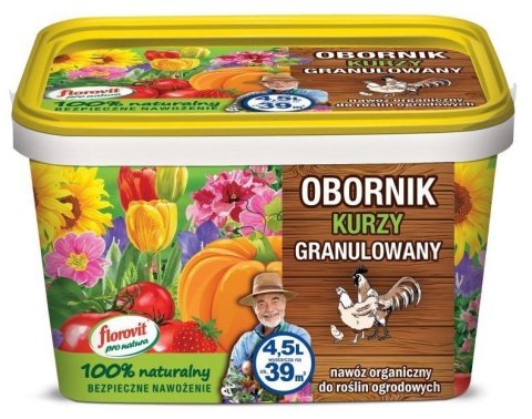 Nawóz Pro Natura Obornik Kurzy 4,5L Florovit Nawóz Pro Natura Obornik Kurzy 4,5L Florovit