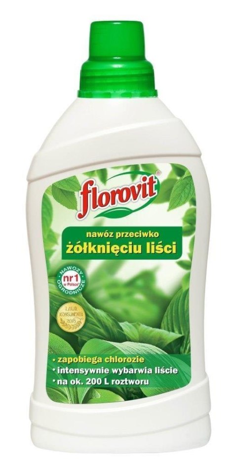 Nawóz Przeciw Żółknięciu Liści 1L Florovit Nawóz Przeciw Żółknięciu Liści 1L Florovit