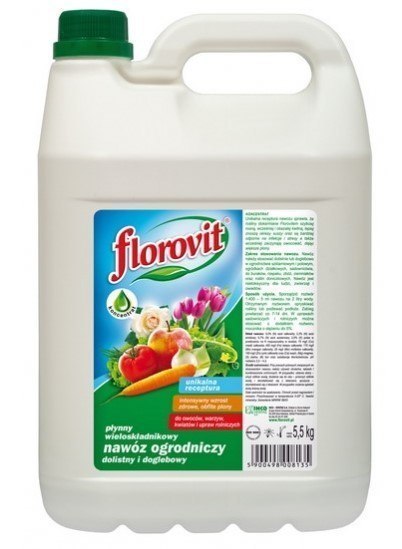 Nawóz Uniwersalny Ogrodniczy 5L Florovit Nawóz Uniwersalny Ogrodniczy 5L Florovit