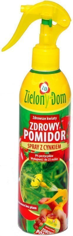Nawóz Zdrowy Pomidor Spray z Cynkiem 300ml Zielony Dom Nawóz Zdrowy Pomidor Spray z Cynkiem 300ml Zielony Dom