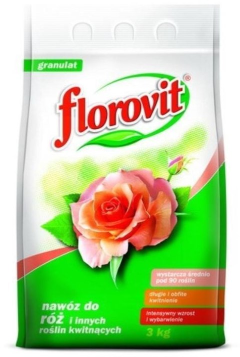 Nawóz do Krzewów Róż na Róże 3kg Florovit Nawóz do Krzewów Róż na Róże 3kg Florovit