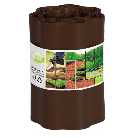 Obrzeże Trawnikowe Faliste 25cm x 9m Brąz GF Garden Obrzeże Trawnikowe Faliste 25cm x 9m Brąz GF Garden