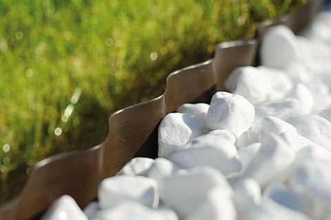 Obrzeże Trawnikowe Faliste Cellfast 10cm 9m Brąz Obrzeże Trawnikowe Faliste Cellfast 10cm 9m Brąz