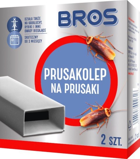 Prusakolep Pułapka na Prusaki i Rybiki 2szt. BROS (R) Prusakolep Pułapka na Prusaki i Rybiki 2szt. BROS (R)