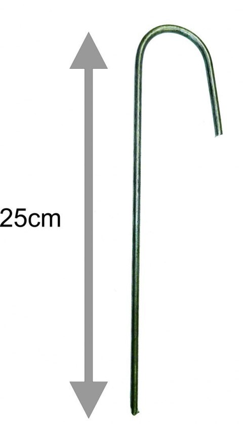 Szpilki Szpilka Metalowa do Mocowania Agrowłókniny i Siatki 25cm 100 szt. Szpilki Szpilka Metalowa do Mocowania Agrowłókniny i Siatki 25cm 100 szt.
