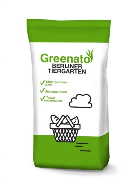 Trawa Uniwersalna Greenato Berliner Tiergarten 15kg Trawa Uniwersalna Greenato Berliner Tiergarten 15kg