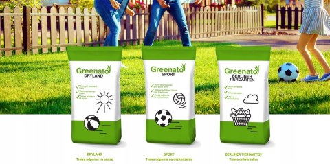 Trawa Uniwersalna Greenato Berliner Tiergarten 15kg Trawa Uniwersalna Greenato Berliner Tiergarten 15kg
