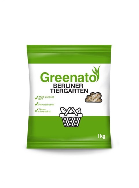Trawa Uniwersalna Greenato Berliner Tiergarten 1kg Trawa Uniwersalna Greenato Berliner Tiergarten 1kg
